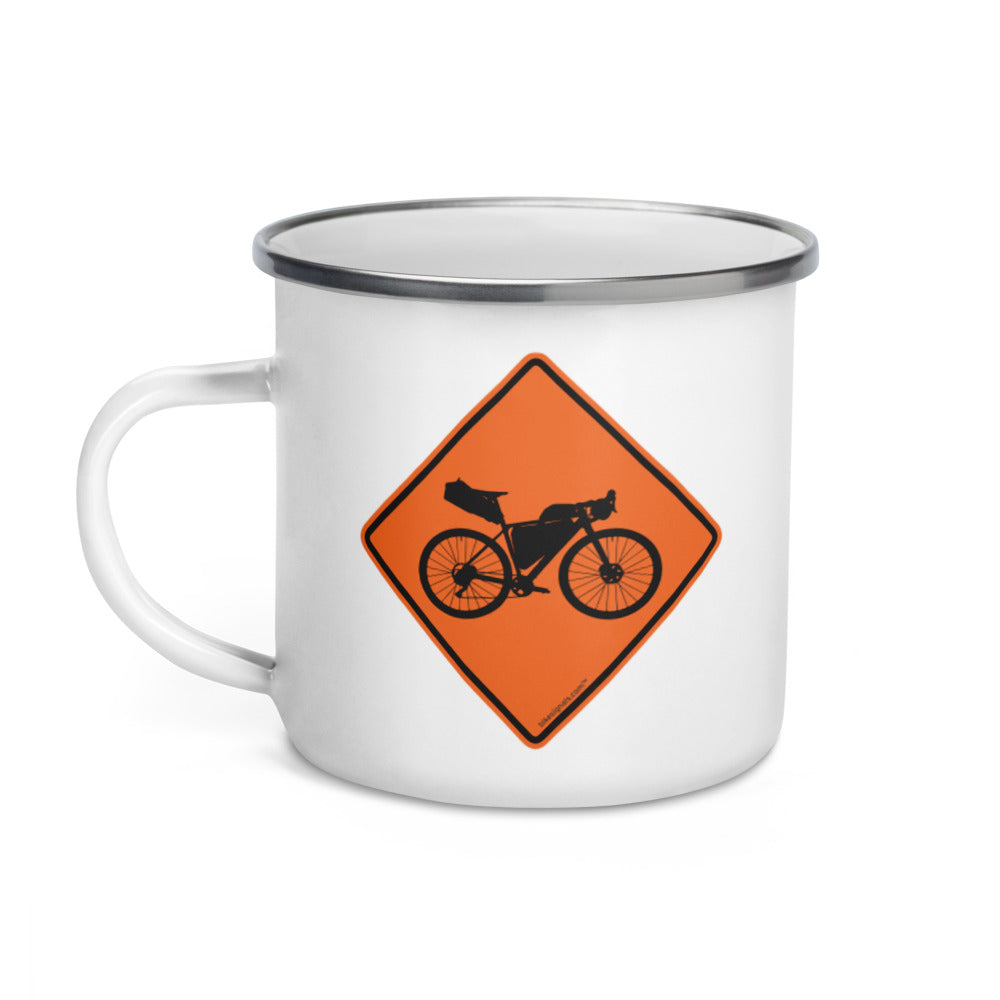 BIKESIGNALS Cycling Life | Favorite Bikes series | Bikepacking Enamel Mug