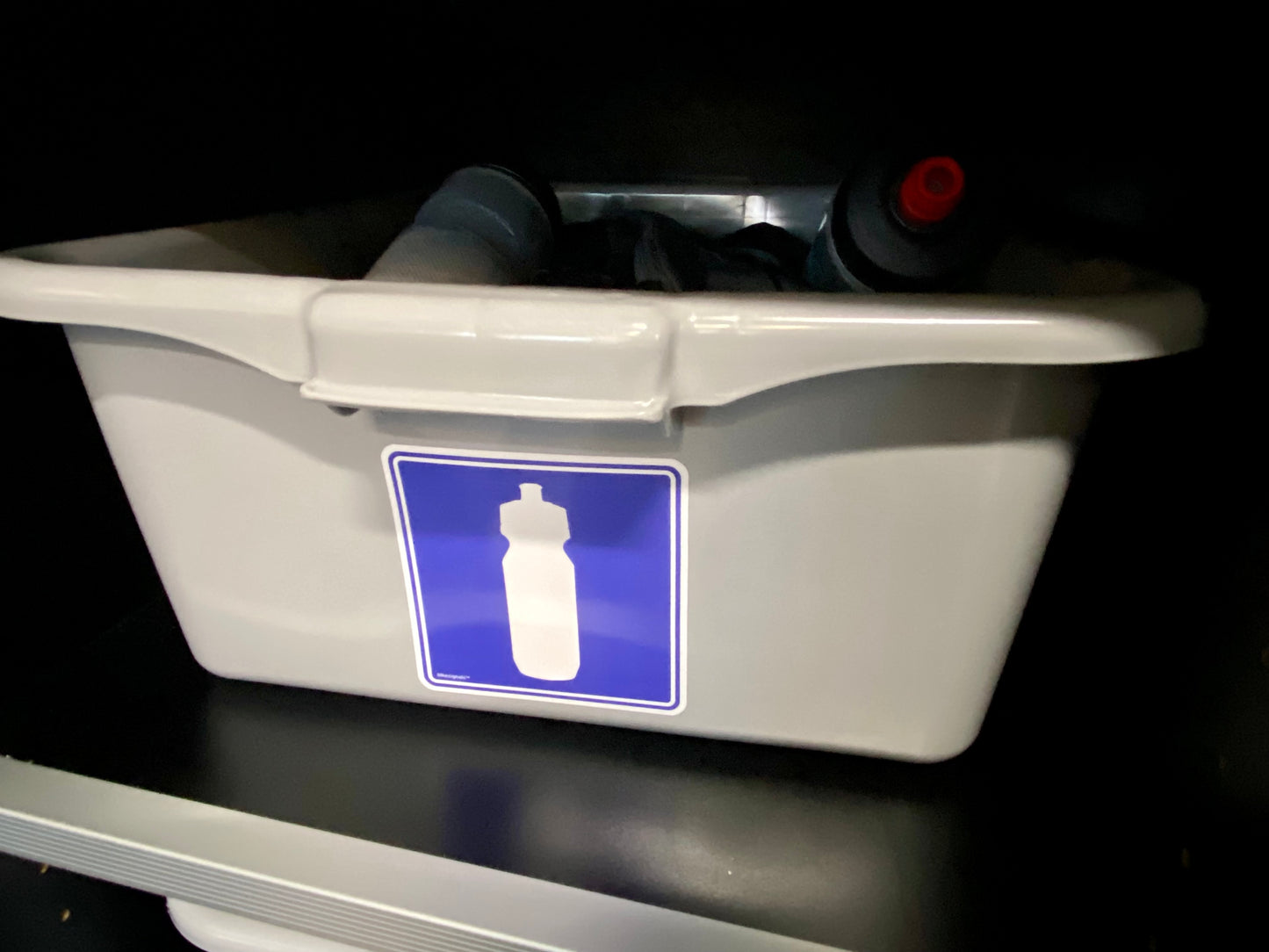 BIKESIGNALS Cycling Life | GearHear Stickers | Bottle storage sticker