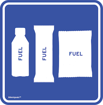 BIKESIGNALS Cycling Life | GearHear Stickers | Fuel storage sticker